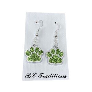 3/$25 Paw Print Dangle Earrings